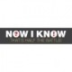 Now I Know, by Dan Lewis