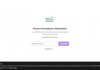 Green Innovations Newsletter